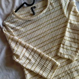 Golden Stripe Sweater
