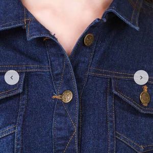 Washed Button Down Denim Jacket