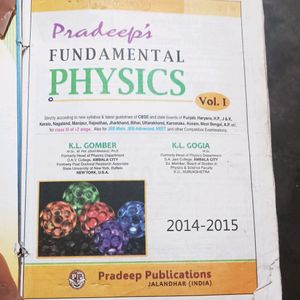 Class Xi Pradeep Physics Volume 1 Book