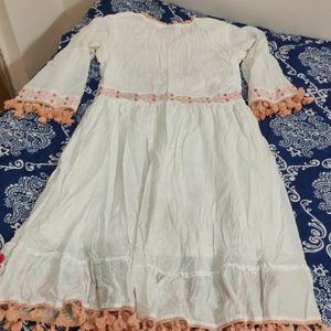 White Ethnic Dress