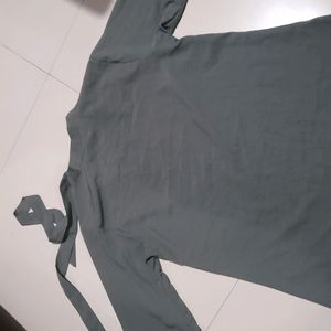 Grey Formal Top