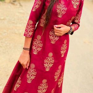 Round Anarkali Dress