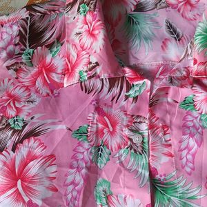 Shirt Series 4:pink Floral