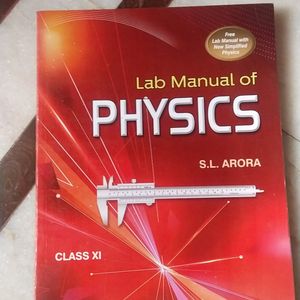 Class 11 Physics Lab Manual