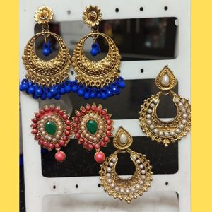 3 Elegant Drop Earings