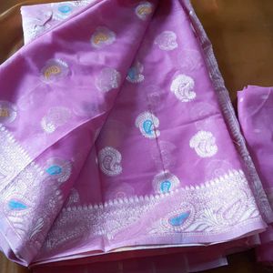 Pink Based Beautiful Saree