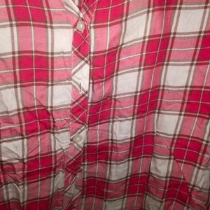 Women Shirt Check Dnmx