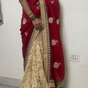 Designer Double Shade Saree