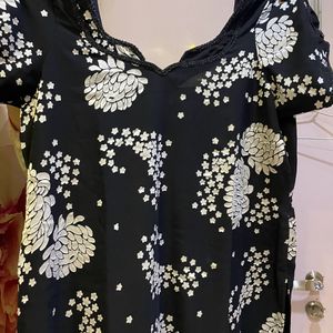 Black Georgette Kurta