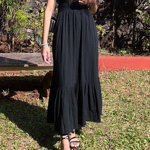 maxi dress black colour