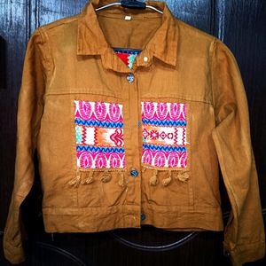 Women Jaipuria Embroidered Jacket