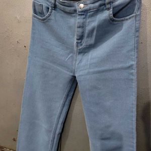 Sky Blue High Waist Jeans