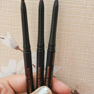 Combo Of 3 Manish Malhotra Eyeliner Kajal