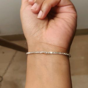 Stone Studded Tennis Bracelet Replica