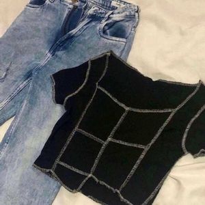 Crop Top & Denim