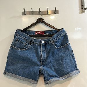 Levis Blue Denim Shorts