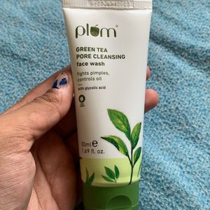 PLUM Green Tea Facewash+Coconut Milk Shampoo