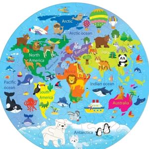 Brand New *** World Map Puzzle 🧩 For Kids