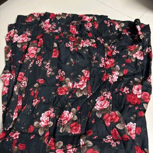 Floral Print Skirt