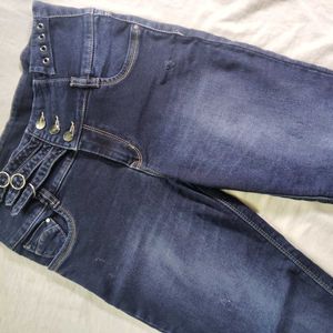 High Waist Skinny Jeans For Women