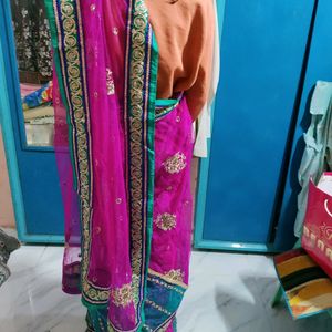 Lacha Saree That Can Be Wear As Both