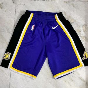 LAKERS NIKE PURPLE NBA BASKETBALL SHORTS