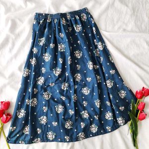 Floral Half Skirt