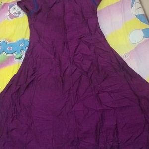 Purple Anarkali