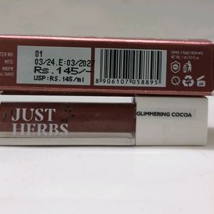 Just Herbs Lipgloss (Glimmering Cocoa)