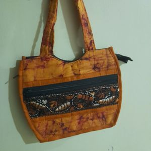 A Multicolored Traditional Handcrafted Bag