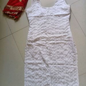 White Kurti