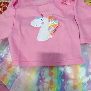 Beautiful Unicorn Dress For Your Baby Girl 💗