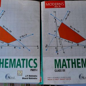 Modern class 12 Mathematics part 1 and 2