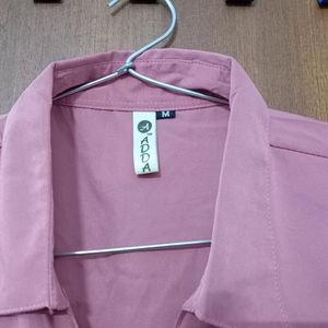 💙💙 Beautiful Rose Pink Adda Shirt 👕 For Women