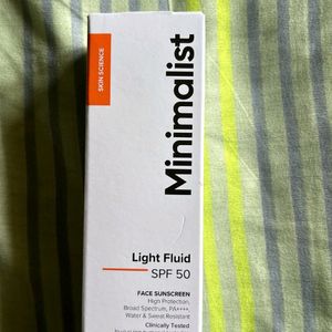 Minimalist Face Sunscreen