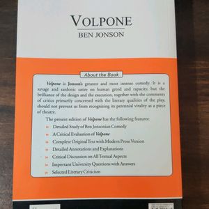 Volpone - Ben Johnson (Critical Evaluation)