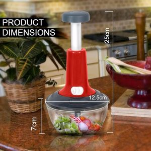 650 ML Large Quick & Powerful Push Food Chopper