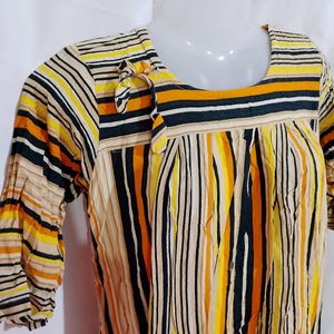 Rayon Yellow Tunic