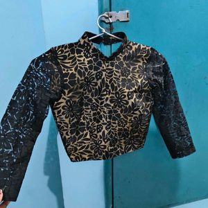 Designer Black Blouse