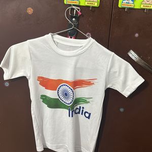 WHITE INDIA TSHIRT KIDS