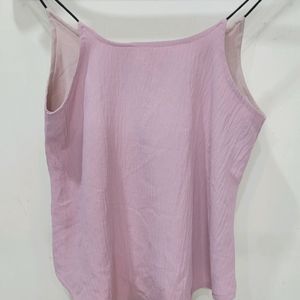 Mauve Cami Noodle Strap Top