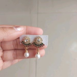 Set Of 2 Ethnic Drop Earrings