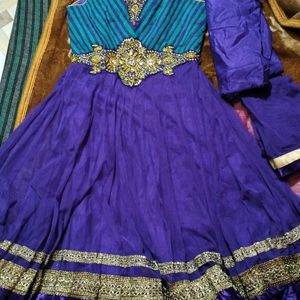 Anarkali Kurti With Pant And Dupatta ❤️