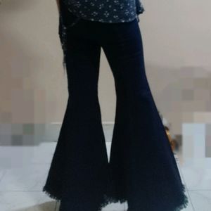 Bell Bottomed Flared Denim Jeans