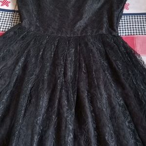 Black Flared Frock