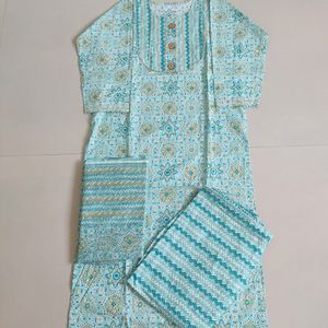 Cotton Kurta Set