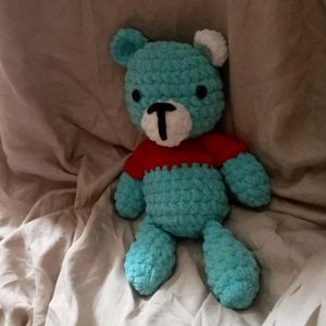 Crochet Blue Teddy