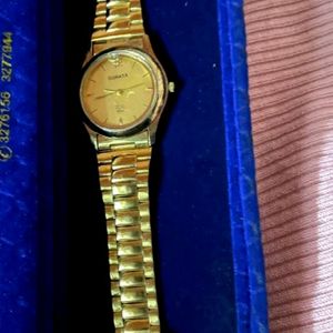 Original Sonata Golden Wrist Men's Watch