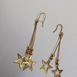 3 set golden earrings combo