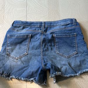 denim shorts